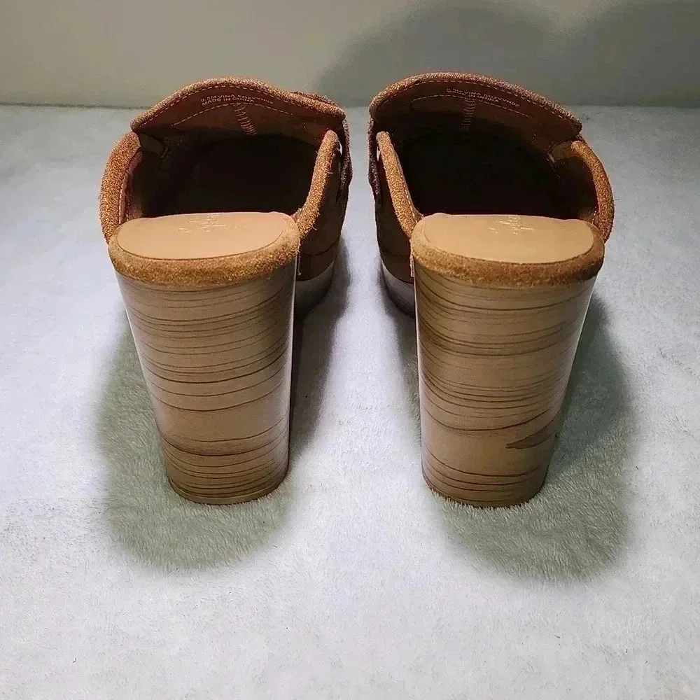 Splendid Vida Suede platform clog sz 9.5